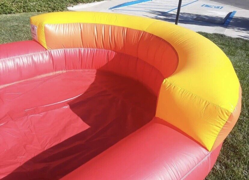 15FT VOLCANO RED WAVE INFLATABLE WATER SLIDE 100% PVC NO BLOWER