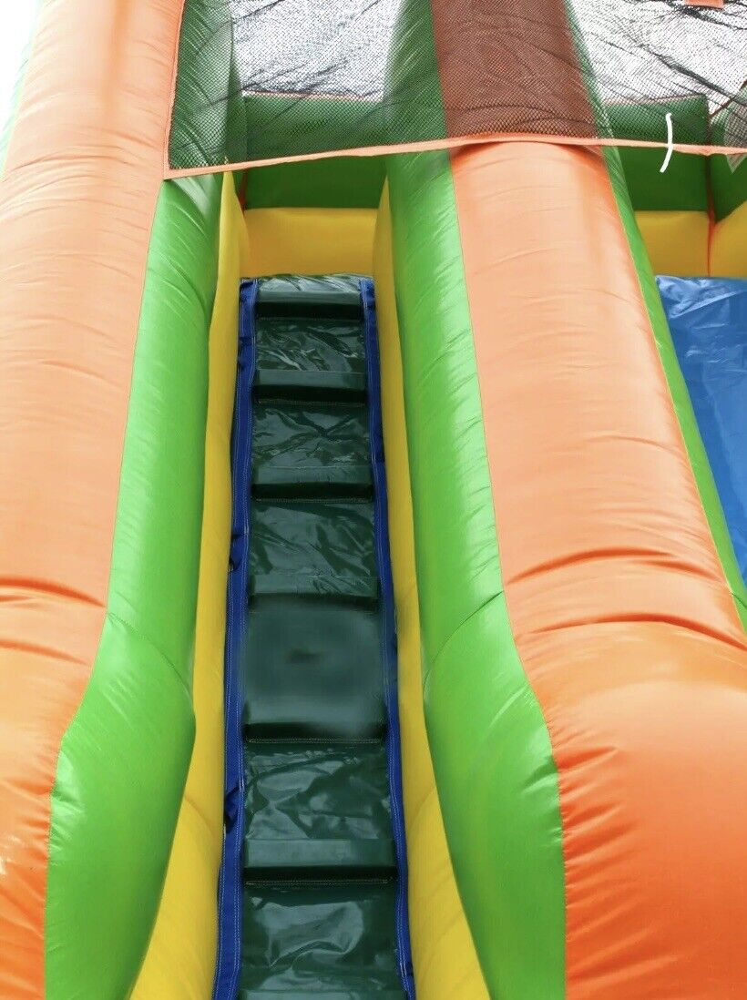 15FT TROPICAL INFLATABLE WATER SLIDE 100% PVC 1.5HP COMMERCIAL GRADE BLOWER