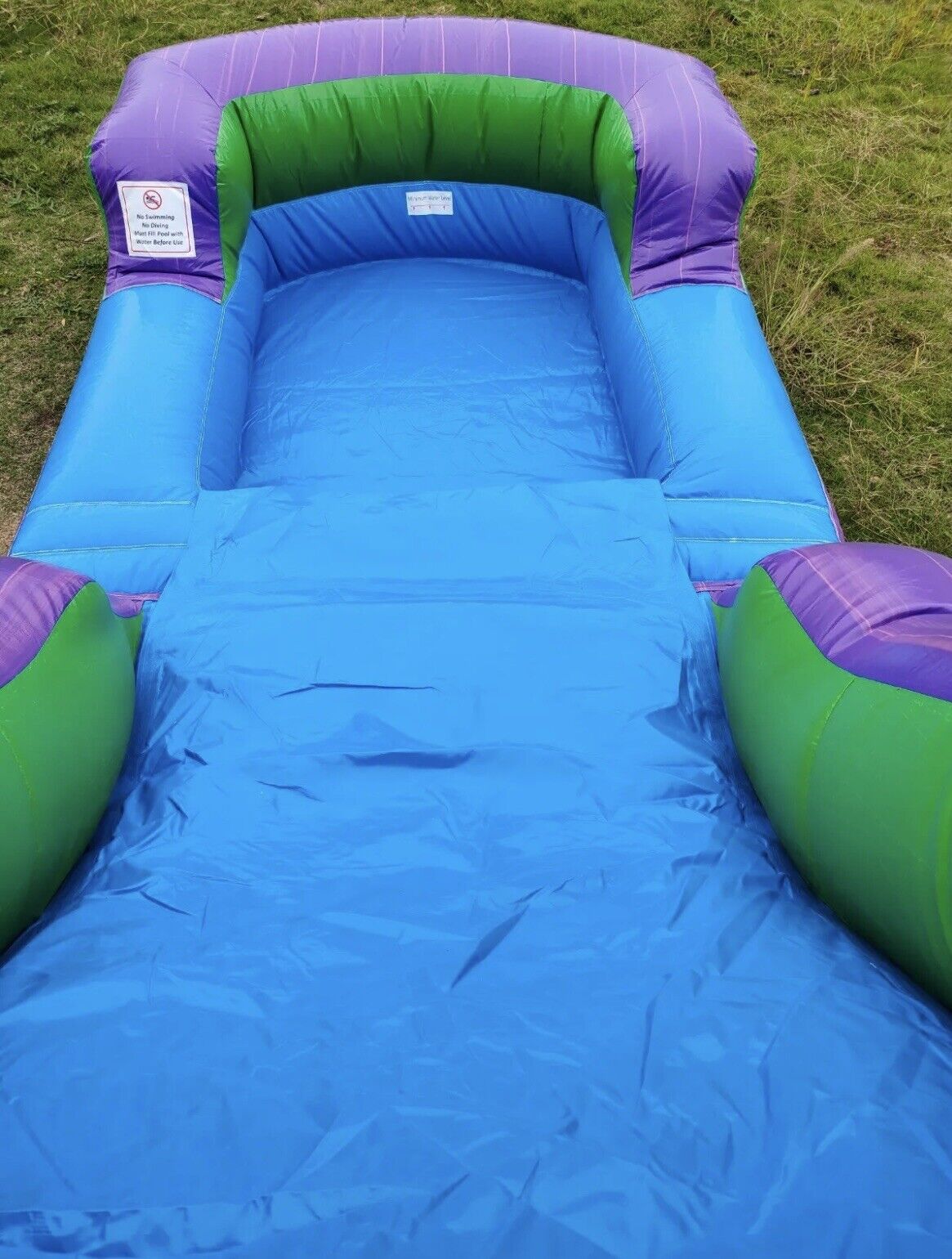 Purple Tropical Inflatable bounce deluxe combo w/ detachable pool + Blower